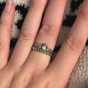 Pandora Princess Crown Tiara Ring